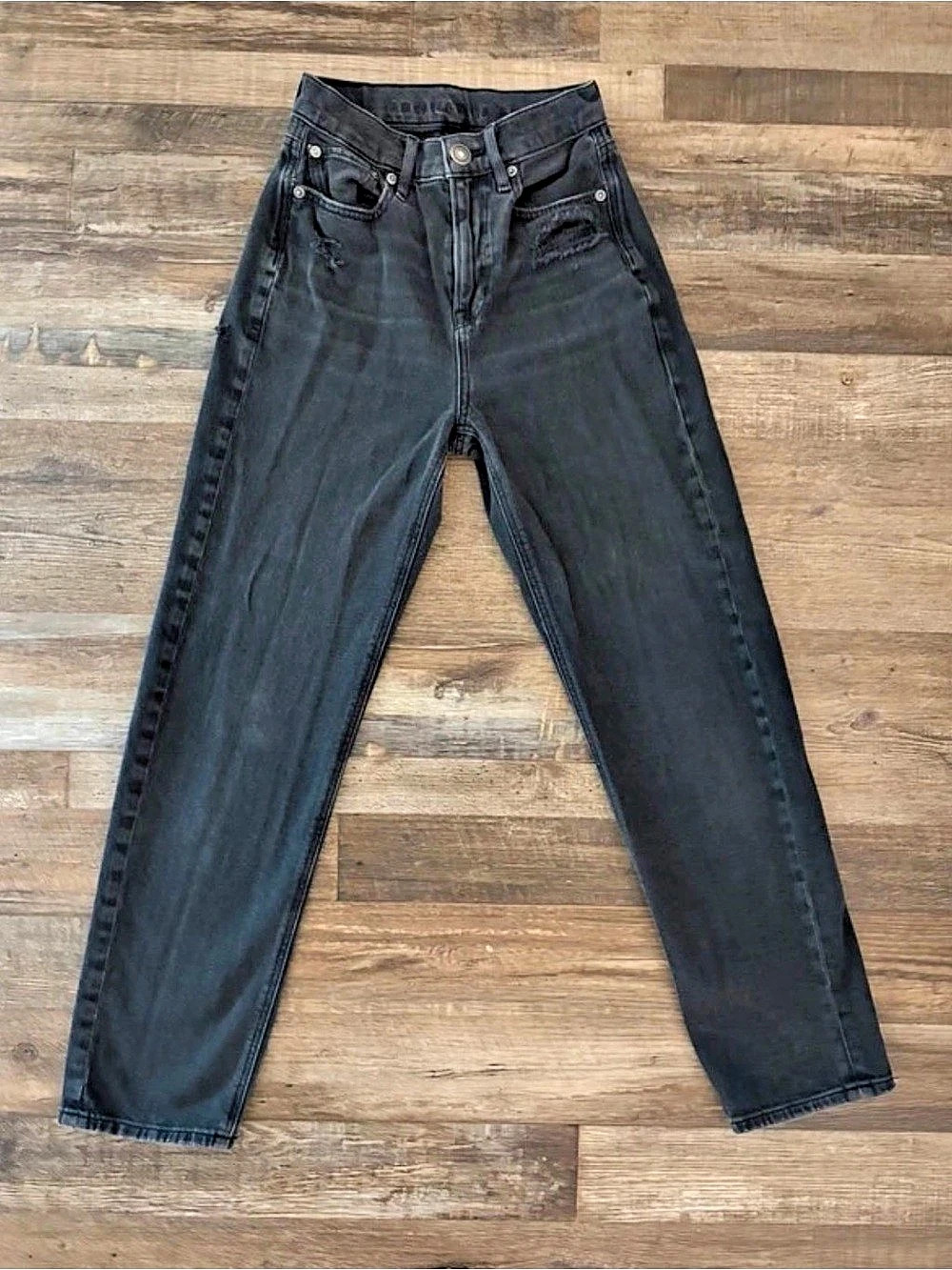 American Eagle straight leg jeans in Black Size XL